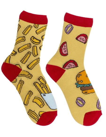 CALCETINES PATATAS FRITAS Y HAMBURGUESAS TALLA 36-42 product_id