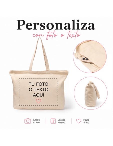 BOLSA ALGODÓN CREMALLERA PERSONALIZADO product_id