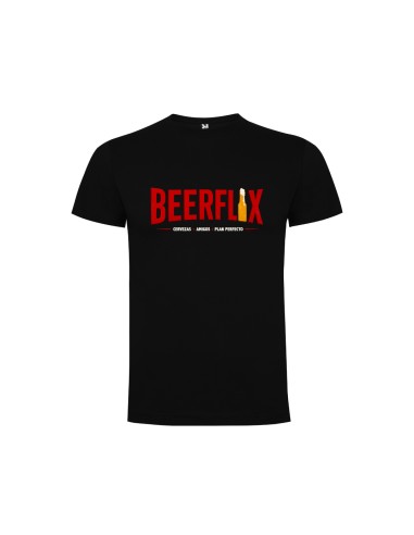 CAMISETA NEGRA HOMBRE BEERFLIX product_id