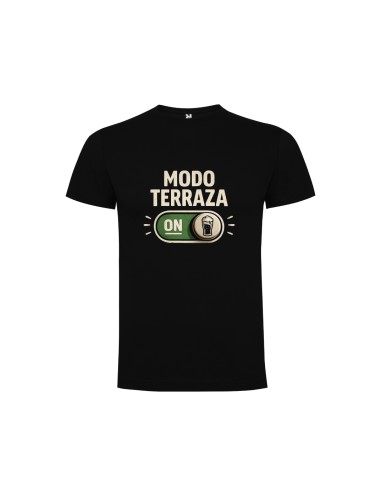 CAMISETA NEGRA HOMBRE MODO TERRAZA ON product_id