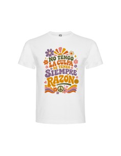 CAMISETA HOMBRE NO TENGO LA CULPA DE TENER SIEMPRE RAZÓN product_id