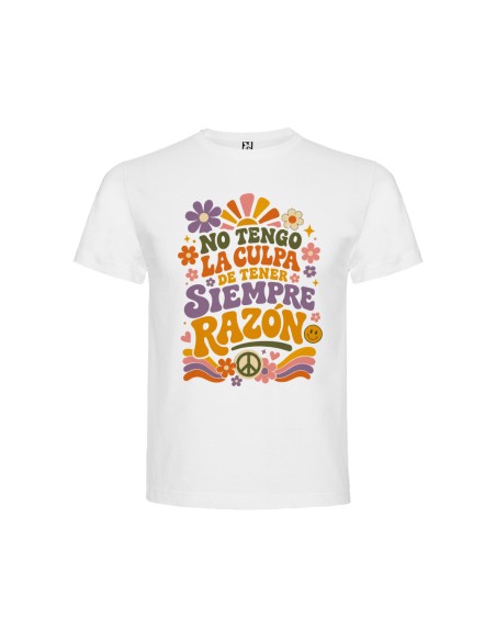 CAMISETA HOMBRE NO TENGO LA CULPA DE TENER SIEMPRE RAZÓN product_id