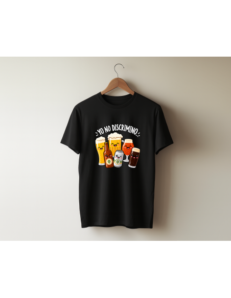 CAMISETA NEGRA HOMBRE NO DISCRIMINO product_id
