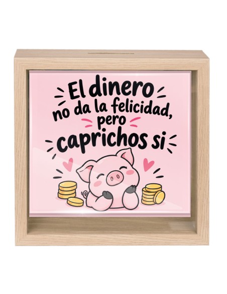 HUCHA MADERA EL DINERO NO DA LA FELICIDAD product_id