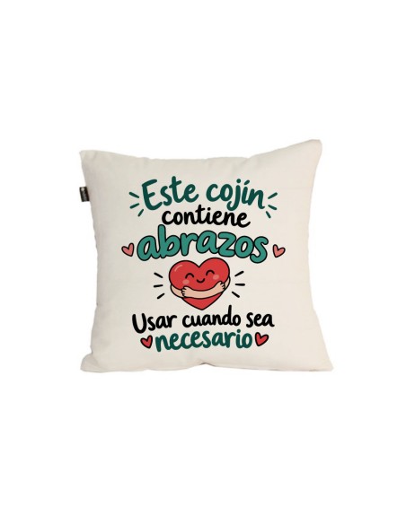 COJÍN CONTIENE ABRAZOS USAR CUANDO SEA NECESARIO product_id