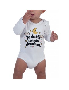 BODY BEBÉ YO DECIDO CUANDO DORMIMOS MANGA LARGA product_id 2