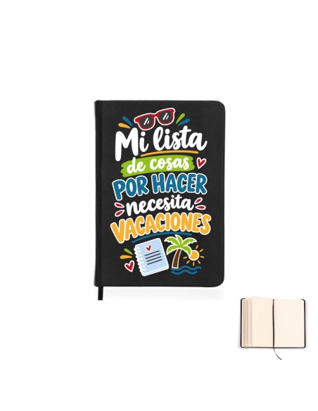 LIBRETA A5 - MI LISTA DE COSAS POR HACER NECESITA VACACIONES product_id