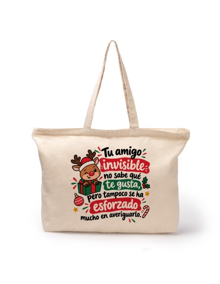 BOLSA CIERRE CREMALLERA AMIGO INVISIBLE NO SABE LO QUE TE GUSTA product_id
