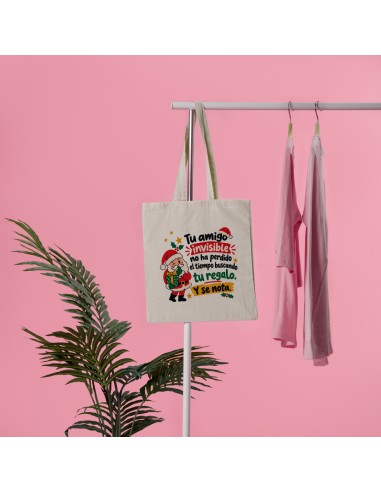 BOLSA ALGODÓN AMIGO INVISIBLE NO HA PERDIDO EL TIEMPO product_id