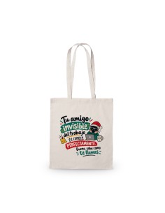 BOLSA ALGODÓN AMIGO INVISIBLE TRABAJO product_id