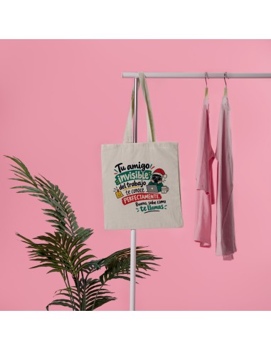 BOLSA ALGODÓN AMIGO INVISIBLE TRABAJO product_id