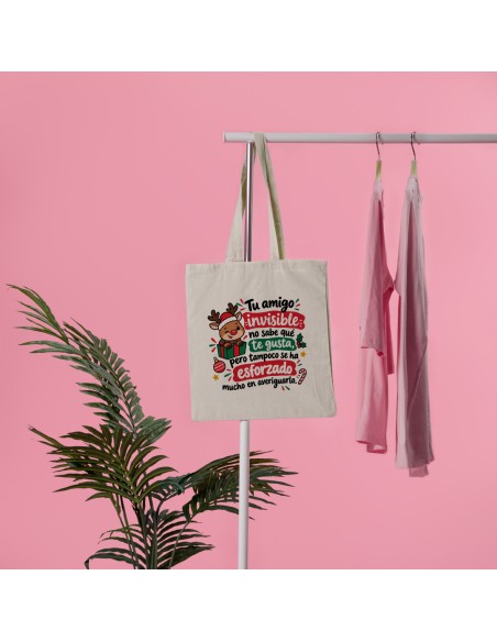 BOLSA ALGODÓN AMIGO INVISIBLE NO SABE LO QUE TE GUSTA product_id