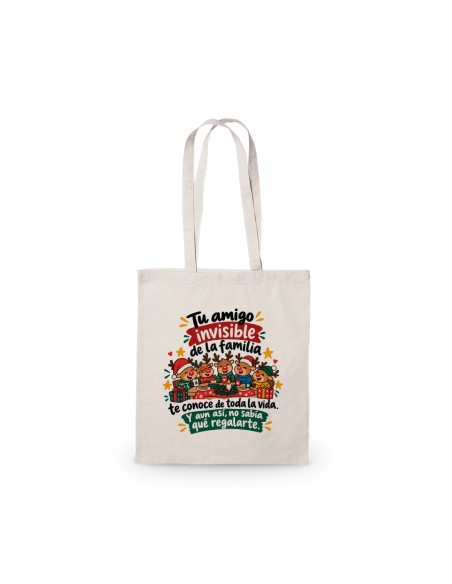 BOLSA ALGODÓN AMIGO INVISIBLE FAMILIA product_id