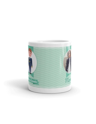 TAZA COMUNIÓN VERDE NIÑO CON FOTO PERSONALIZADA product_id