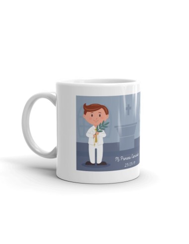 TAZA COMUNIÓN FONDO IGLESIA NIÑO CON FOTO PERSONALIZADA product_id