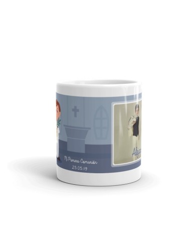 TAZA COMUNIÓN FONDO IGLESIA NIÑO CON FOTO PERSONALIZADA product_id