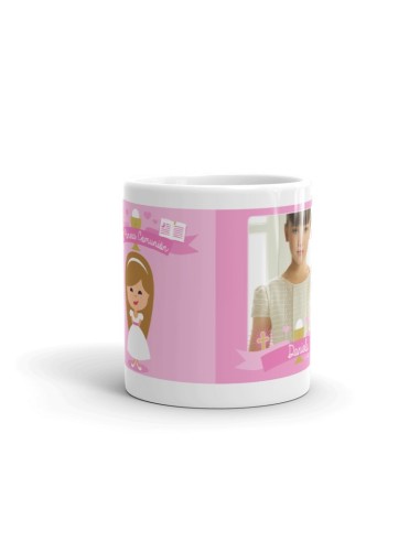 TAZA COMUNIÓN ROSA NIÑA CON FOTO PERSONALIZADA product_id