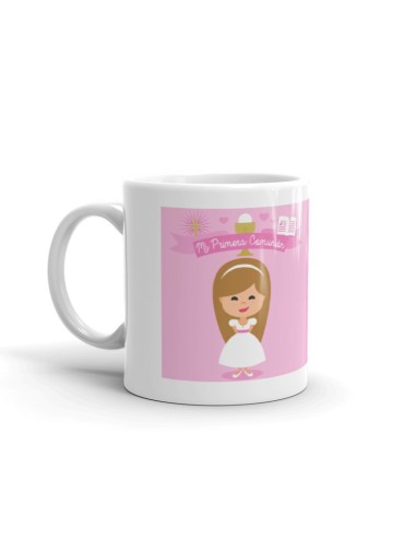 TAZA COMUNIÓN ROSA NIÑA CON FOTO PERSONALIZADA product_id