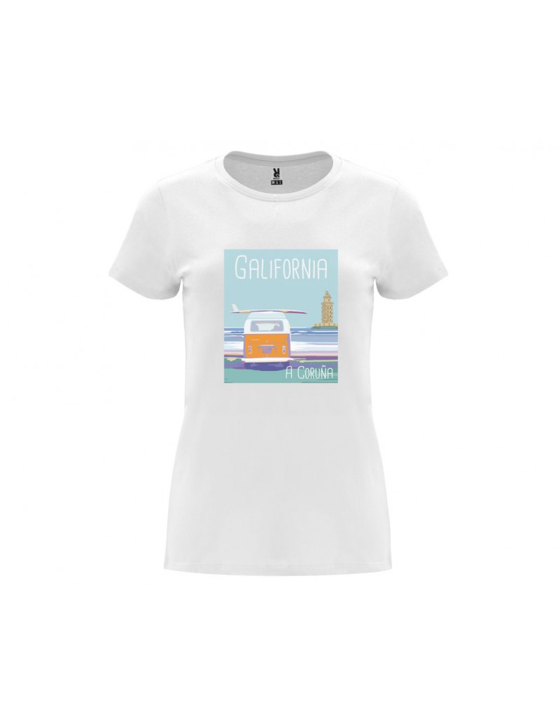 CAMISETA MUJER GALIFORNA BLANCA product_id