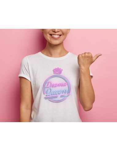 CAMISETA MUJER DRAMA QUEEN BLANCA product_id