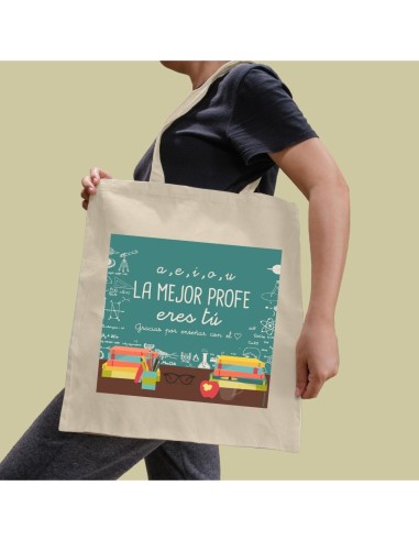 BOLSA ALGODÓN LA MEJOR PROFE ERES TÚ product_id