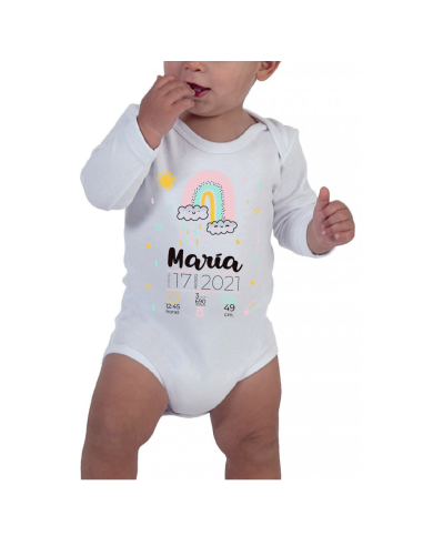 BODY BEBÉ DATOS NACIMIENTO PERSONALIZADO MANGA LARGA product_id