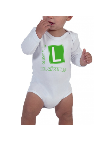 BODY BEBÉ PAPÁS EN PRÁCTICAS MANGA LARGA product_id