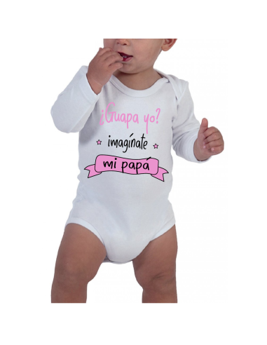 BODY BEBÉ ¿GUAPA YO? IMAGÍNATE MI PAPÁ MANGA LARGA product_id