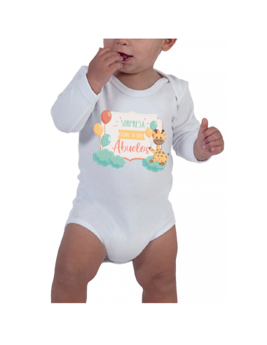 BODY BEBÉ SORPRESA VAIS A SER ABUELOS MANGA LARGA product_id