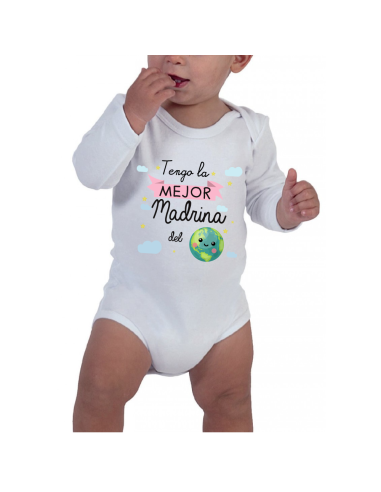 BODY BEBÉ TENGO LA MEJOR MADRINA DEL MUNDO MANGA LARGA product_id