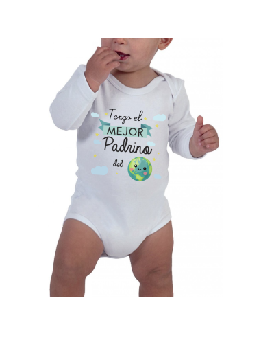 BODY BEBÉ TENGO EL MEJOR PADRINO DEL MUNDO MANGA LARGA product_id