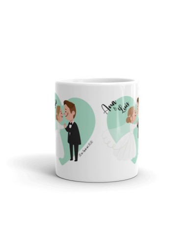 TAZA BODA PERSONALIZADA NOVIOS MIRÁNDOSE product_id