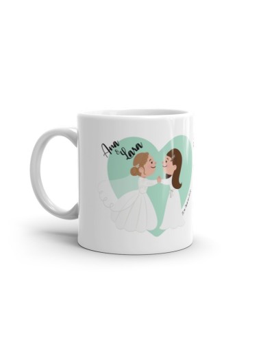 TAZA BODA PERSONALIZADA NOVIOS MIRÁNDOSE product_id