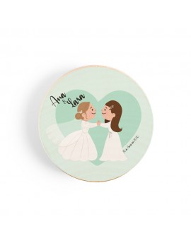 ABRIDOR PERSONALIZADO BODA NOVIOS MIRÁNDOSE product_id