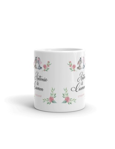 TAZA BODA CONEJITOS PERSONALIZADA product_id