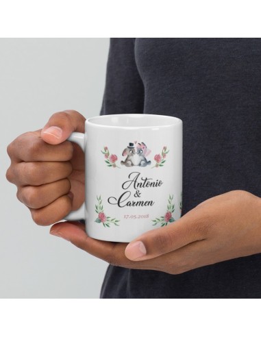 TAZA BODA CONEJITOS PERSONALIZADA product_id