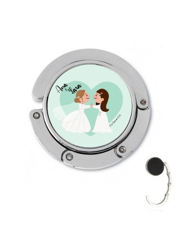 CUELGABOLSOS PLEGABLE BODA PERSONALIZADO NOVIOS MIRÁNDOSE product_id