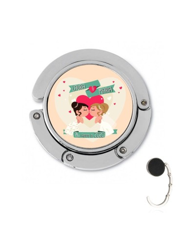 CUELGABOLSOS PLEGABLE BODA PERSONALIZADO NOVIOS BESO product_id