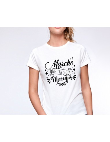 CAMISETA MUJER MARCHO QUE TEÑO QUE MARCHAR product_id