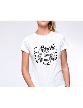 CAMISETA MUJER MARCHO QUE TEÑO QUE MARCHAR product_id