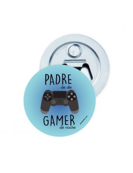 ABREBOTELLAS METAL CON IMÁN PADRE GAMER product_id