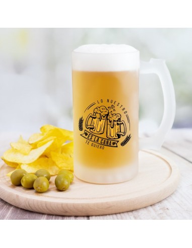 JARRA CERVEZA LO NUESTRO ES LA CAÑA product_id