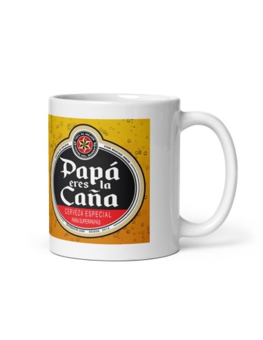 TAZA PERSONALIZADA PAPÁ ERES LA CAÑA CON FOTO product_id