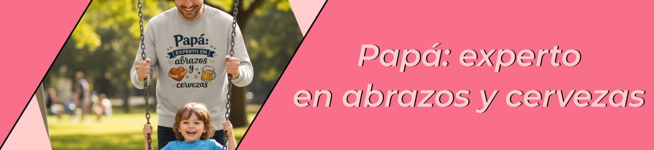 Papá experto en abrazos y cervezas | Tienda Oink